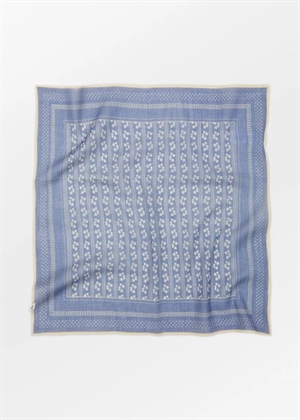 Talianna cotta scarf Vintage Indigo Blue Becksøndergaard 